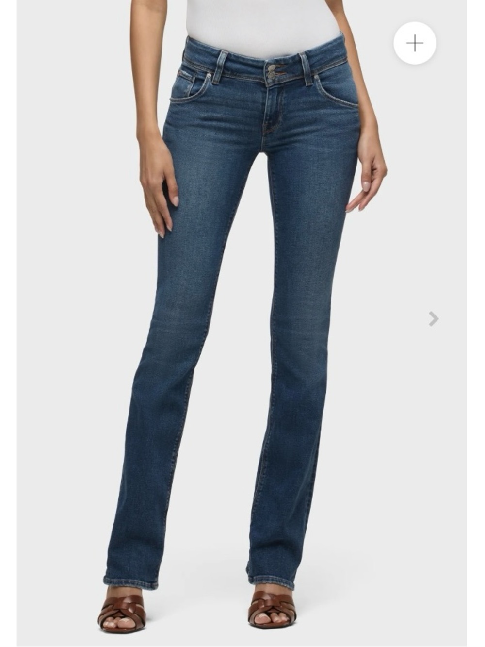 Hudson Beth Flap Pocket Baby Bootcut Color Omega